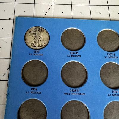 (6) 90% Standing Liberty Half Dollars 