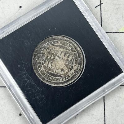 1889 QUEEN VICTORIA Jubilee  Silver Coin
