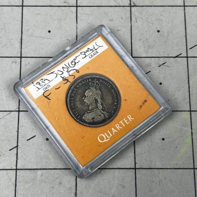 1889 QUEEN VICTORIA Jubilee  Silver Coin