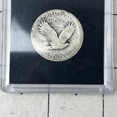 Single Standing Liberty 90% Silver US Quarter 