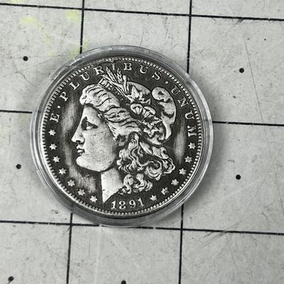 1891 S.  Morgan Silver Dollar 