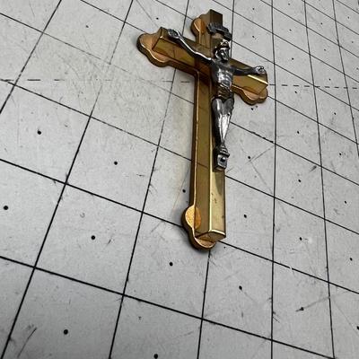Gold and Silver Crucifix 
