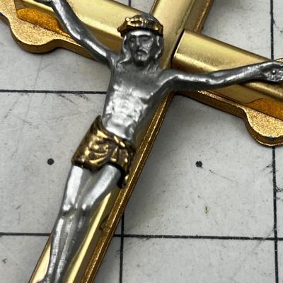 Gold and Silver Crucifix 