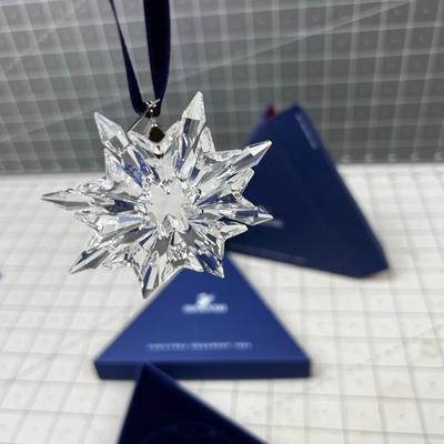 Swarovski  2003 Crystal Ornament in Original Presentation Box 