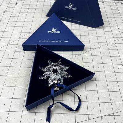 Swarovski  2003 Crystal Ornament in Original Presentation Box 