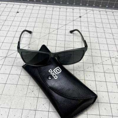 DUCO Sunglasses with Case, Collectible