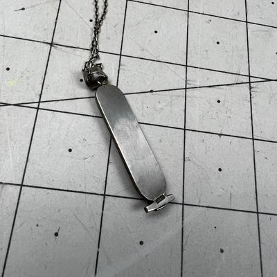 Hieroglyphic COOL Necklace Silver Egyptian 