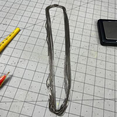 Multi Strand - Silver Chain Marked Korea NICE!!! 