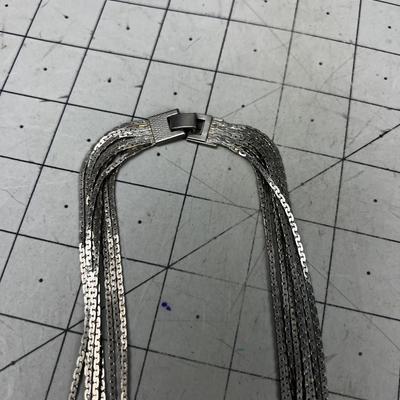 Multi Strand - Silver Chain Marked Korea NICE!!! 