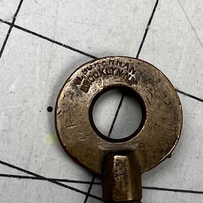 Antique Brass Railroad Key