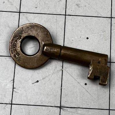 Antique Brass Railroad Key