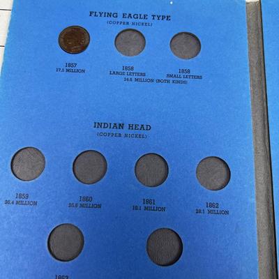 Collection of Indian Head Pennies 