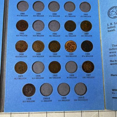 Collection of Indian Head Pennies 
