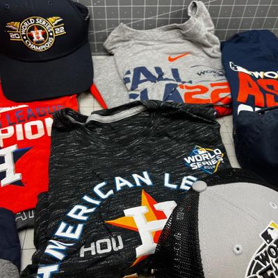 Huston Astro Sports Memorabilia: T-Shirt, Ball Cap, Mugs, Newspapers etc. 