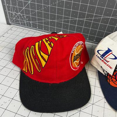Huston Rockets NBA Ball Caps Collection of 4 
