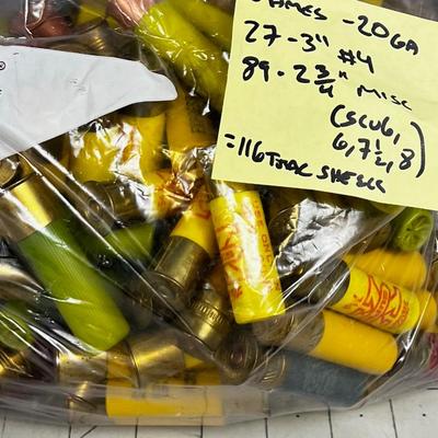 Mixed Lot of 20 Gauge Shot Gun Shells, Factory Loads