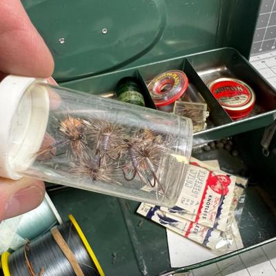 Green Tackle Box with Tackle