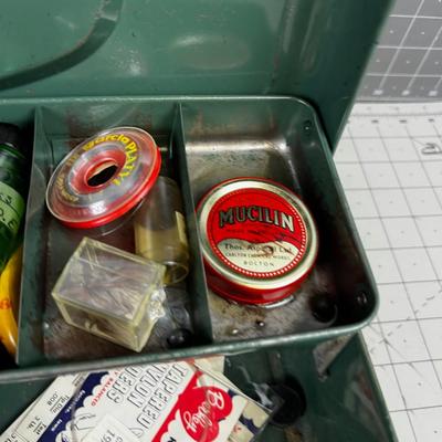 Green Tackle Box with Tackle