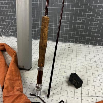 VINTAGE SNOW Graphite Fly Rod