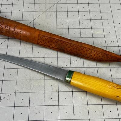J. Martini Finland Filet KNIFE with Sheath 