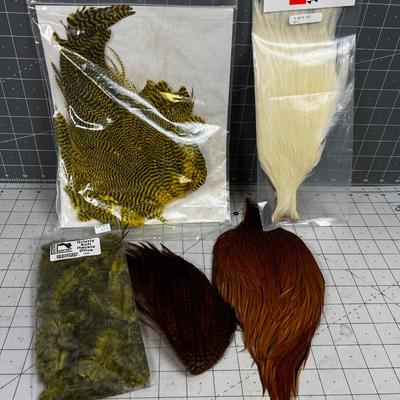 Great Pile of Lovely Pretty Feathers for Fly Making