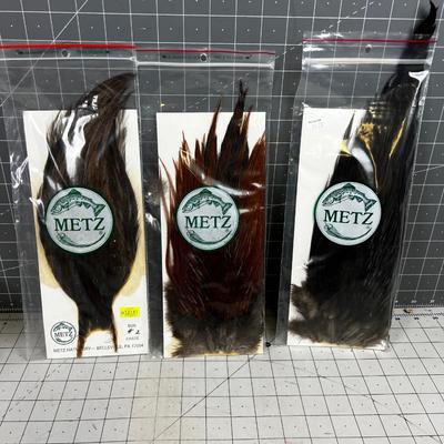 Brown, Dun & Black Feathers 