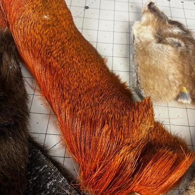 3 Pieces of Fly Tying Fur