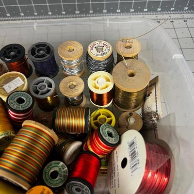 Tub of Fly Tying Thread 