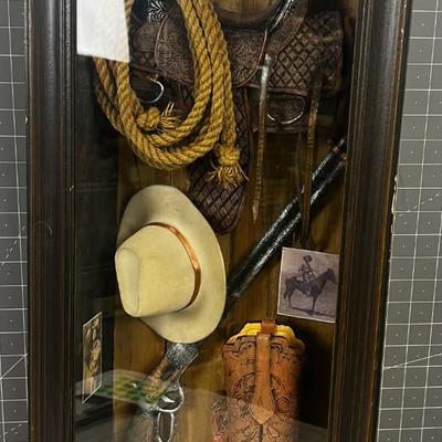 Western Themed Shadow Box 