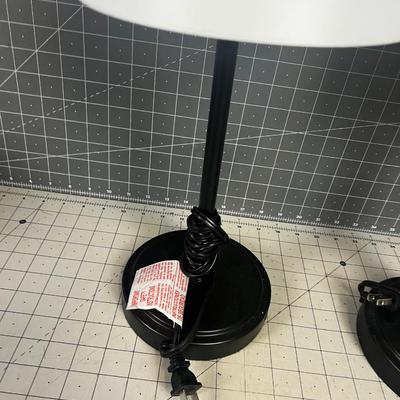 Pair of Night Stand Lamps with USB Ports 
