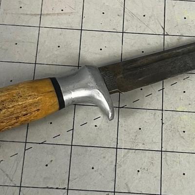 Antique Edge Brand Solingen Stag Handled Knife