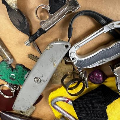 Junk Drawer Clean Out: Keys, Belt Buckle, Pad Lock etc.