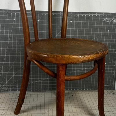 One Antique Bentwood Chair