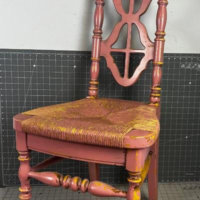 Rustic Pink Chair, UNIQUE