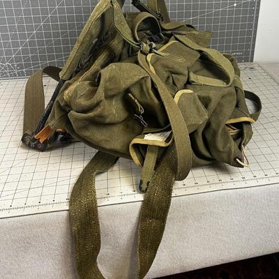 French or Swiss External Frame Backpack
