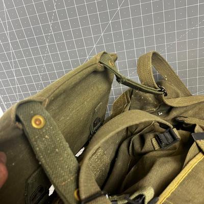 French or Swiss External Frame Backpack