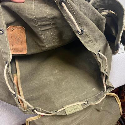 French or Swiss External Frame Backpack