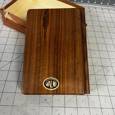Solid Walnut Address Book 