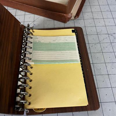 Solid Walnut Address Book 