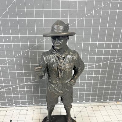 Baden-Powell Chef Scout of the WORLD! Statue! 