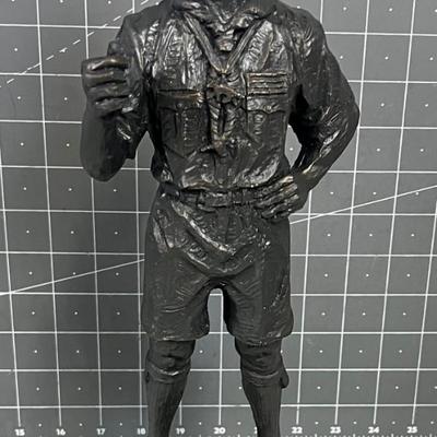 Baden-Powell Chef Scout of the WORLD! Statue! 