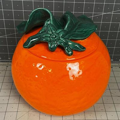 Fabulous METLOX Orange Cookie Jar
