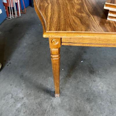 Dining Table -Formica Top Faux Pecan Finish