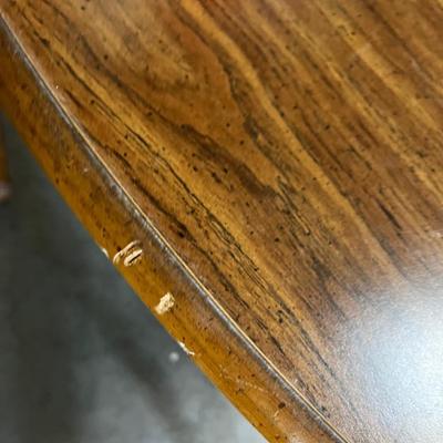 Dining Table -Formica Top Faux Pecan Finish