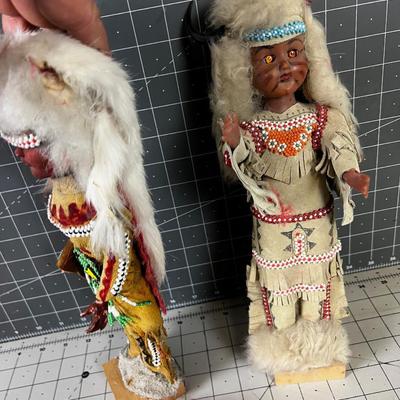 2 Native American Girl Dolls 