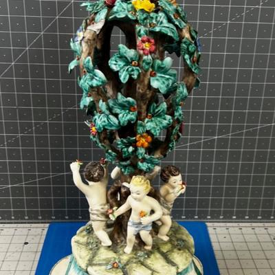 Vintage Capodimonte Lamp BASE Only