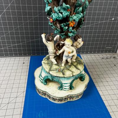 Vintage Capodimonte Lamp BASE Only