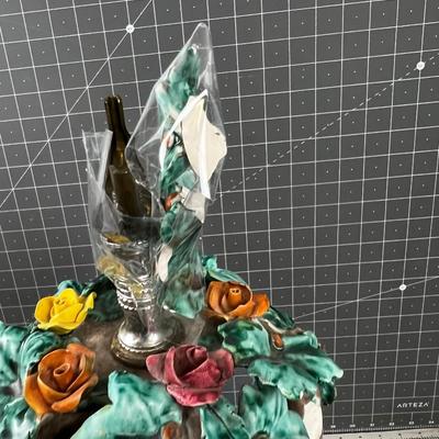 Vintage Capodimonte Lamp BASE Only