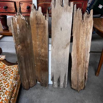 4 Pieces of REAL Barn Wood