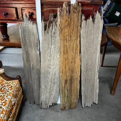 4 Pieces of REAL Barn Wood